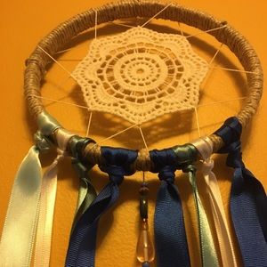 Blue handmade Dreamcatcher